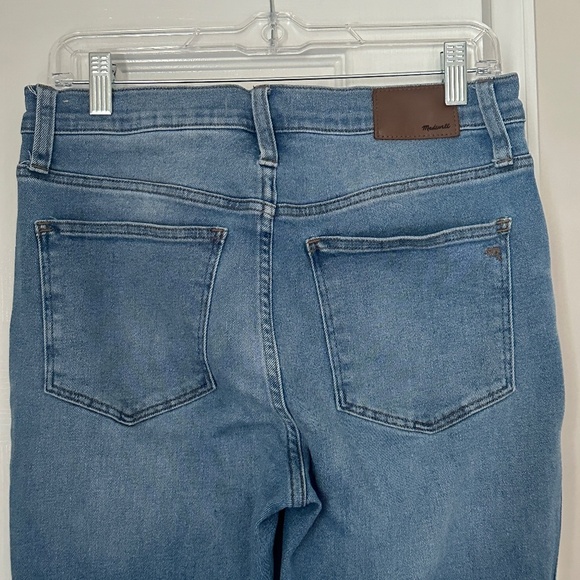 Madewell 10" High-Rise Skinny Crop Jeans Medium wash  Size 29 - Picture 4 of 8